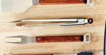 A 4-piece grill tool set with rosewood handles is just $20 right now (save $80)     - CNET