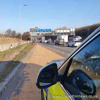 Motorists who ignored a motorway red X sign today warned to expect a letter through the post
