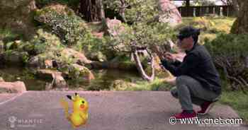 Microsoft demos Pokemon Go on HoloLens 2 video     - CNET