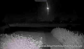 WATCH: 'Fireball' meteor filmed on Wimborne doorbell camera - Bournemouth Echo