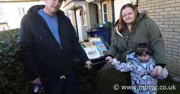 Kindhearted family told to stop giving away free Tesco food outside their home - Mirror Online