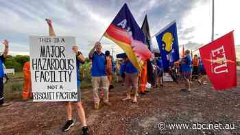 'This is not a biscuit factory': Gas plant workers walk off the job, striking for better pay