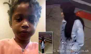 Mother, 32, arrested caught video leaving her four-year-old girl all alone' on Bronx street