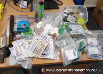 Man arrested in Burnley as weapons, drugs and cash found