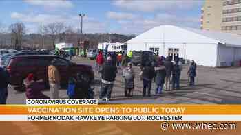 Rochester mass vaccination site opens, expands availability