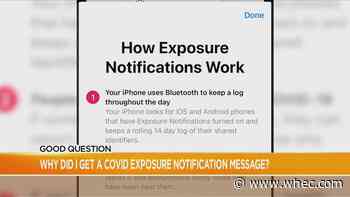 Good Question: Why did I get a COVID exposure notification message?