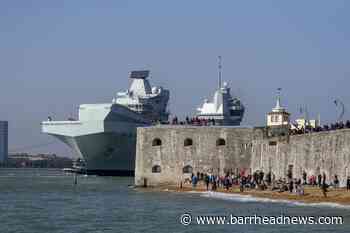 HMS Queen Elizabeth sets sail for sea trials - Barrhead News