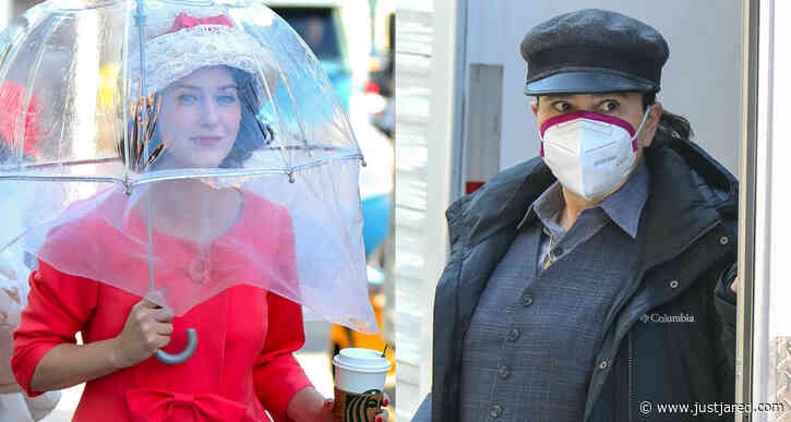 Rachel Brosnahan & Alex Borstein Get to Work Filming 'The Marvelous Mrs. Maisel' Season Four in NYC