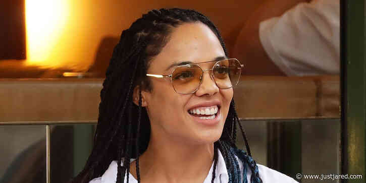 Tessa Thompson Enjoys A Day Off In Sydney As Brie Larson Hints They're Working On A Mystery Project Together
