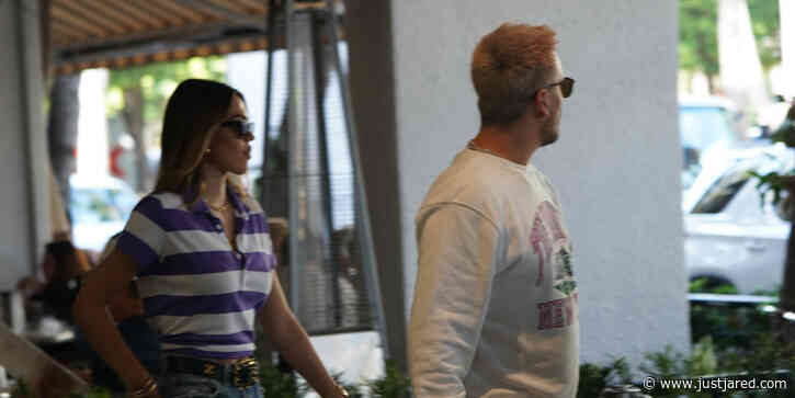 Scott Disick & Amelia Hamlin Run Into Offset While Out in Miami Beach