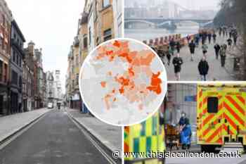 Map shows London areas at risk of being Covid-19 hotspots