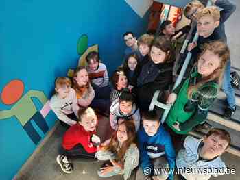 Leerlingen De Bellewij steken handen uit de mouwen - Het Nieuwsblad