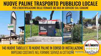 Fermate bus urbani ad Ardea: 140 tabelle con i percorsi e 70 nuove paline - Il Caffè.tv