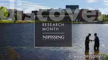 Research Month shines light on important work at Nipissing University
