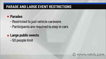 Erie County: Parades and large public events are allowed, but only 50 people allowed