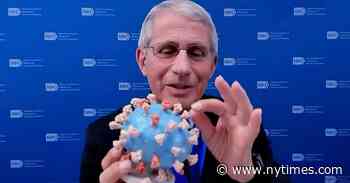 Fauci Is Giving His Coronavirus Model to the Smithsonian - The New York Times