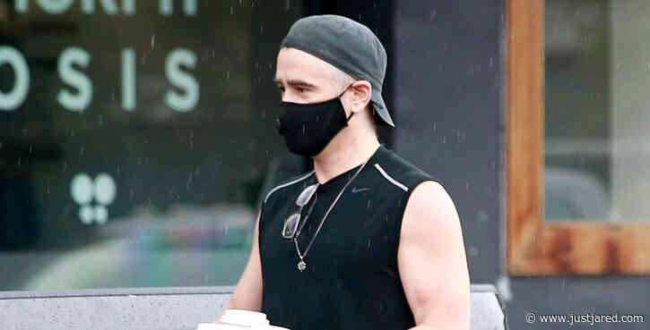 Colin Farrell Shows Off His Toned Arms While Out on a Coffee Run