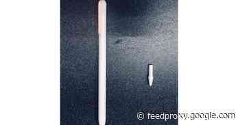 Leaked image allegedly shows new Apple Pencil with glossy design