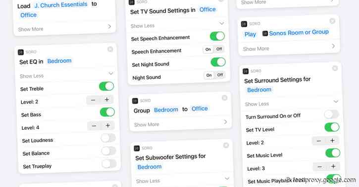 ‘Soro’ is a new app that adds Shortcuts and Siri support to Sonos smart speakers