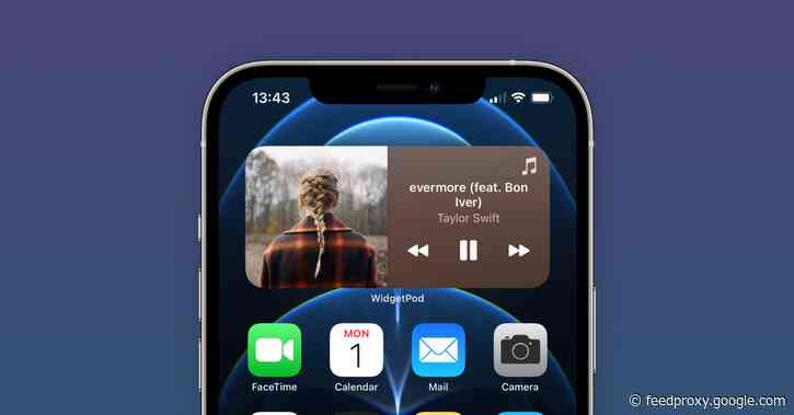 ‘WidgetPod’ is a new iOS app that brings Now Playing widgets for Apple Music and Spotify