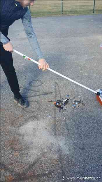 Müll-Sammeln in Neunkirchen: "Sportclub Olymp" krempelte die Ärmel hoch - Neunkirchen - meinbezirk.at