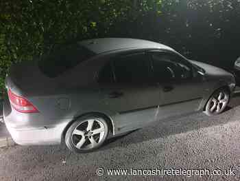Car on false plates abandoned following police chase