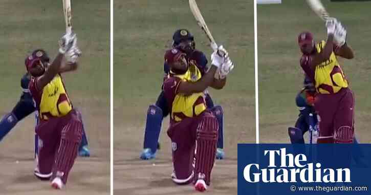 Six sixes in six balls: Kieron Pollard becomes third batsman to produce perfect over – video
