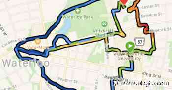Toronto Blue Jays fan draws giant team logo with GPS while running - blogTO