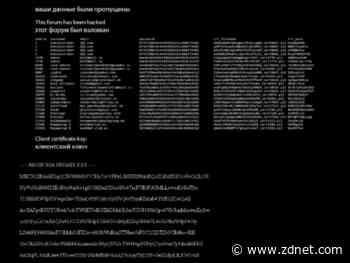 Maza Russian cybercriminal forum suffers data breach