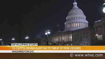 US Capitol on high alert due to threat of more violence