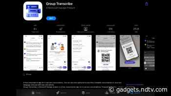 Microsoft Group Transcribe Is a New Garage App That Offers Real-Time Translation for Multiple Users' Chats