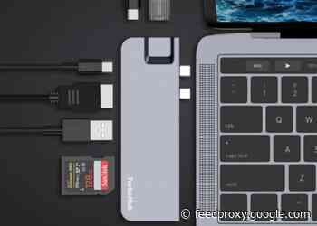 TurboHub 4TB external SSD storage and 6-in-1 USB-C hub