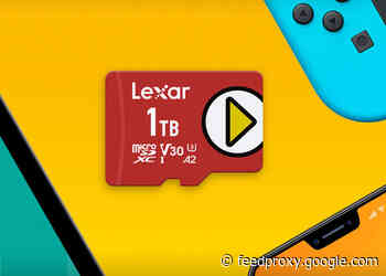 New Lexar PLAY microSDXC UHS-I memory cards