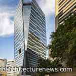 Glass tower’s wing-like facade by dhk Architects complements Cape Town’s skyline