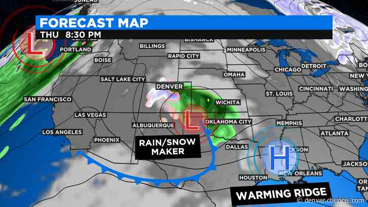 Colorado Weather: Welcome Rain/Snow Moisture Mix Quickly Moving In