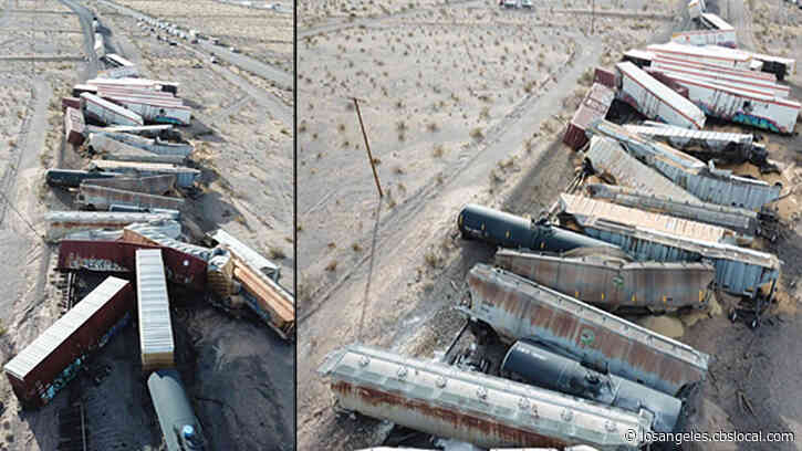 Dozens Of Railcars Left Scattered On Ludlow-Area Tracks After Train Derailment