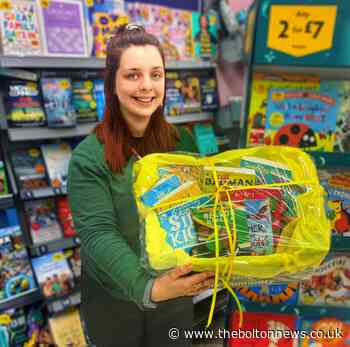 Morrisons donate books to Bolton primary school
