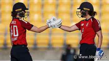 New Zealand v England: Tourists win first T20 by seven wickets