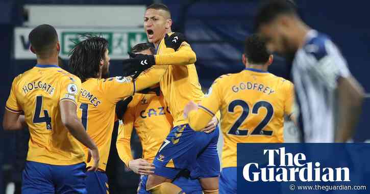Richarlison boosts Everton's European hopes and adds to West Brom's woes