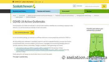 Some COVID-19 outbreaks still listed as active on Sask. government website long after they were declared over
