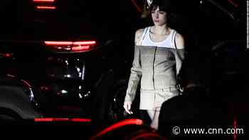 Colossal arena transformed into drive-in runway for Paris Fashion Week