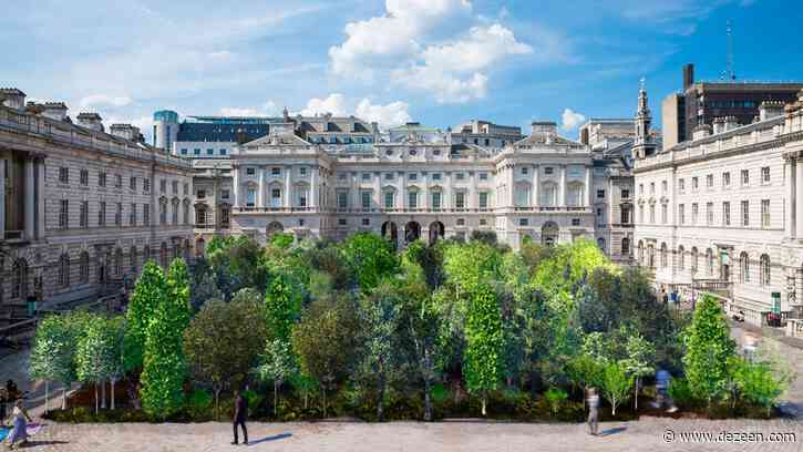 Es Devlin to fill Somerset House courtyard with 400 trees for London Design Biennale
