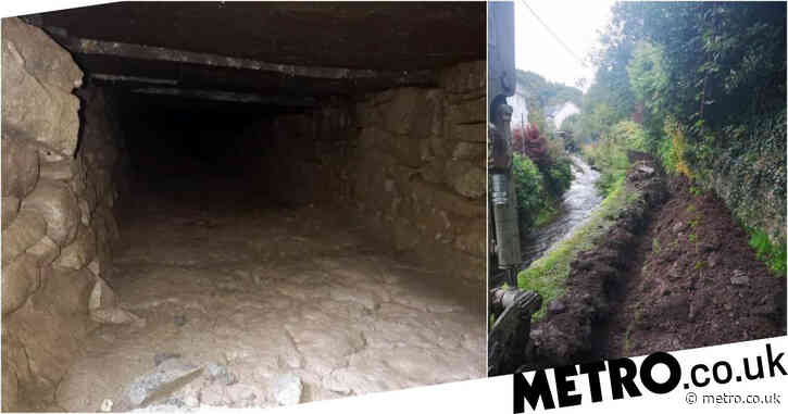 Mystery secret tunnel unused for centuries is discovered in back garden