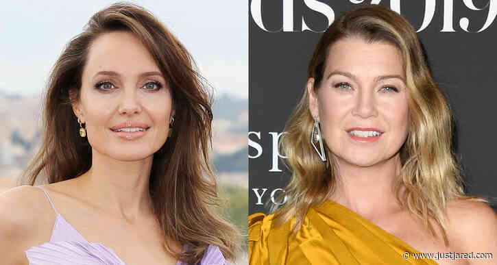 Angelina Jolie & Ellen Pompeo Meet Up for Dinner in Beverly Hills!