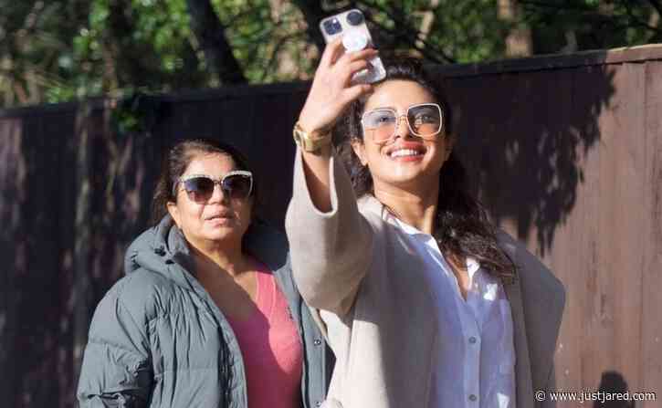Priyanka Chopra Snaps Cute Pics with Her Mom While Out in London