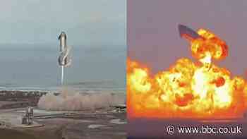 SpaceX: Starship lands safely... then explodes