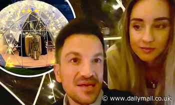 Peter Andre's wife Emily surprises him with a romantic evening in an igloo for 48th birthday