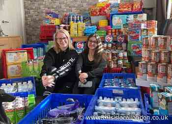 Eltham friends' raffle raises £1k for Bromley foodbank