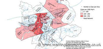 Warrington's latest COVID-19 hot spots revealed as cases continue to fall in most areas - Gary Skentelbery