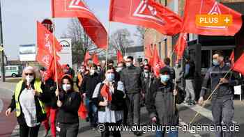 Warnstreik in Augsburg: MAN-Mitarbeiter fordern Jobsicherheit und mehr Lohn - Augsburger Allgemeine